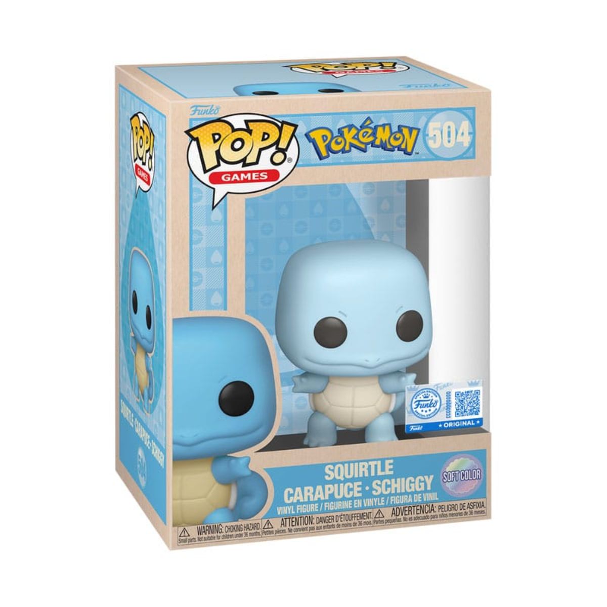Funko POP! Pokémon Schiggy Soft Color #504