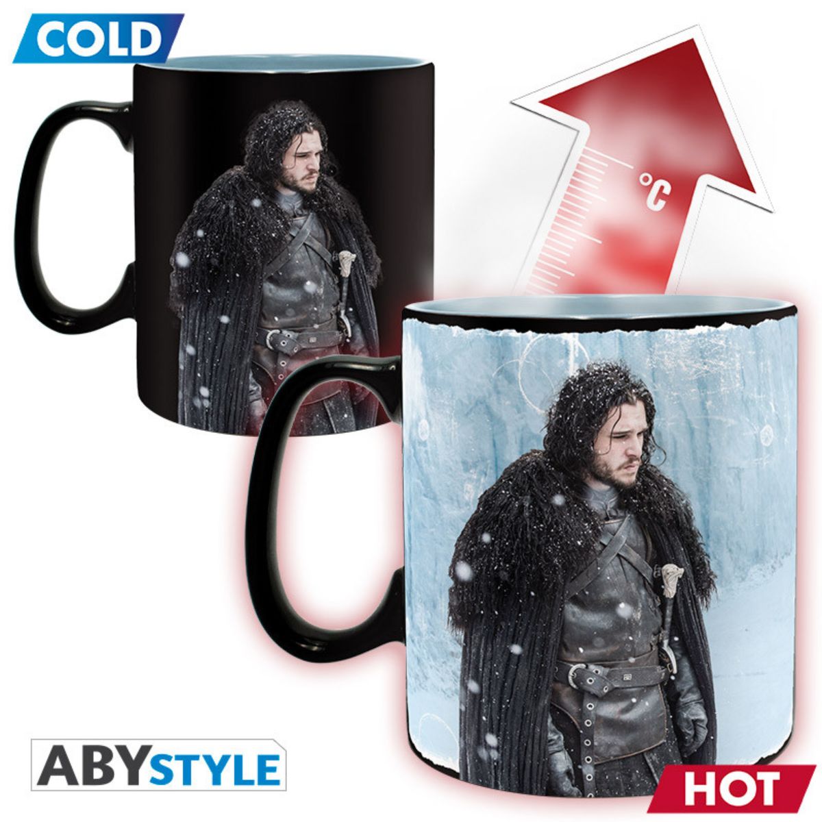 Game Of Thrones Mug Heat Change 460 ml Winter Is Here Box