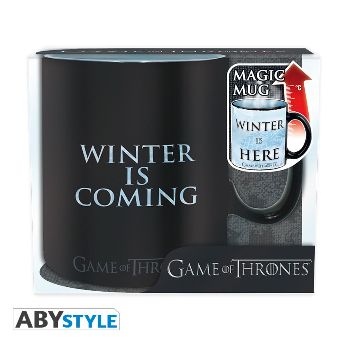 Game Of Thrones Mug Heat Change 460 ml Winter Is Here Box