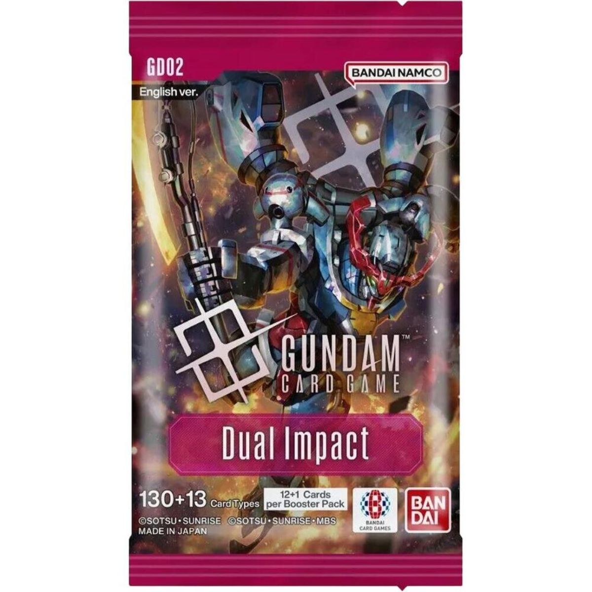 Gundam Newtype Dual Impact GD02 Booster Englisch