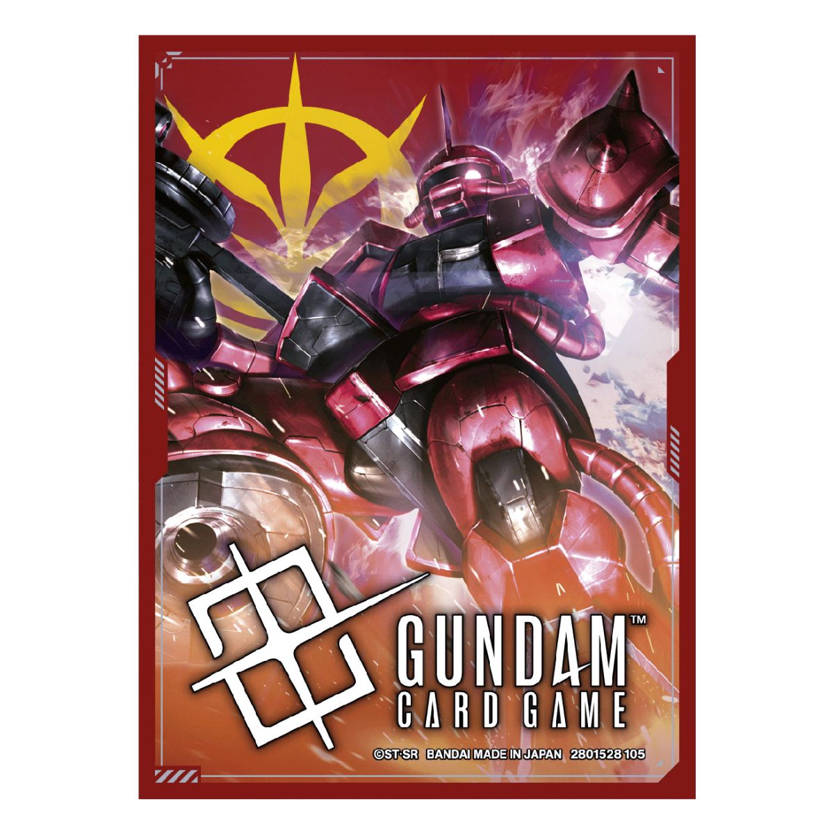 Gundam Card Game Official Card Sleeve 01 Char's Zaku II