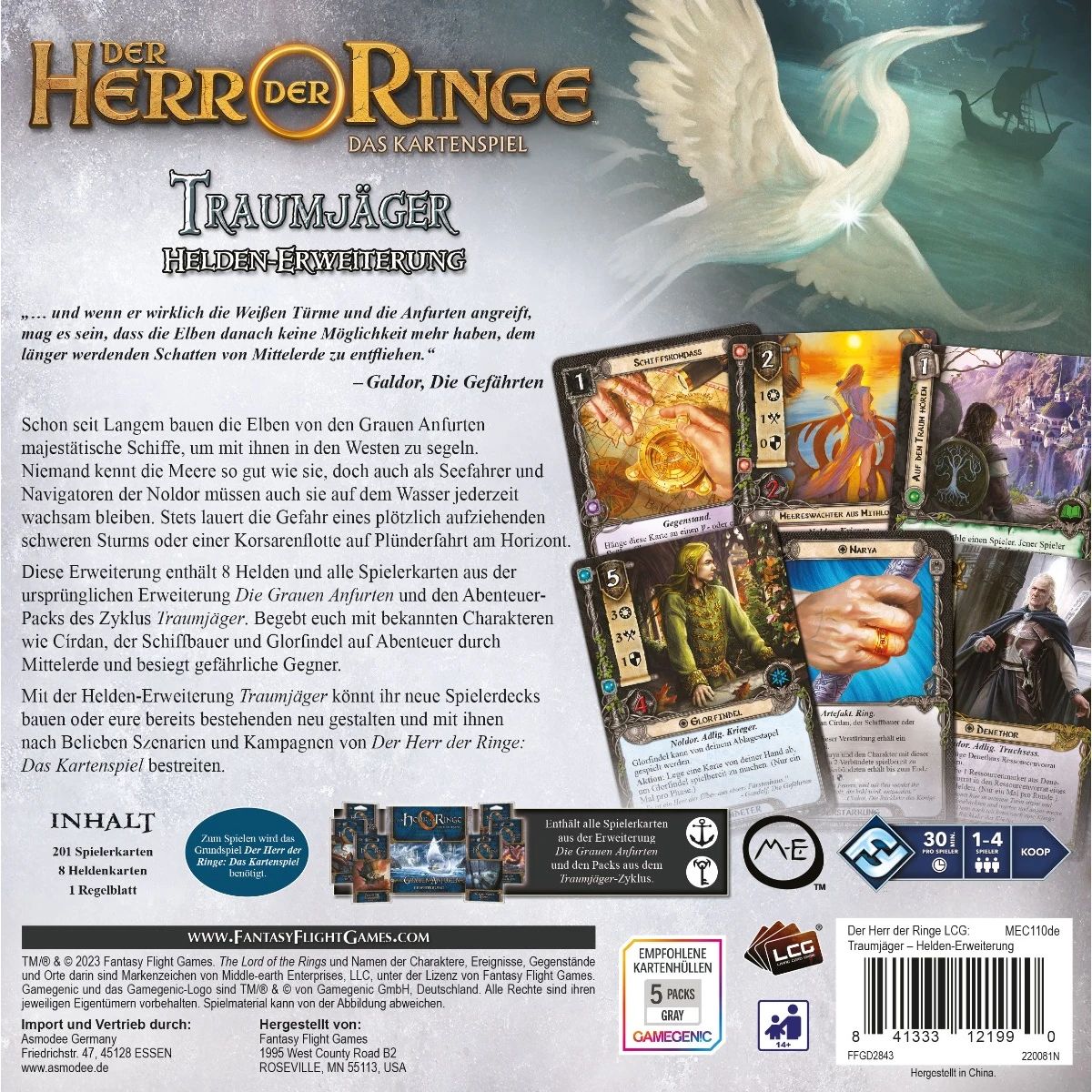 Herr der Ringe Das Kartenspiel - Traumjäger (Helden-Erweiterung)