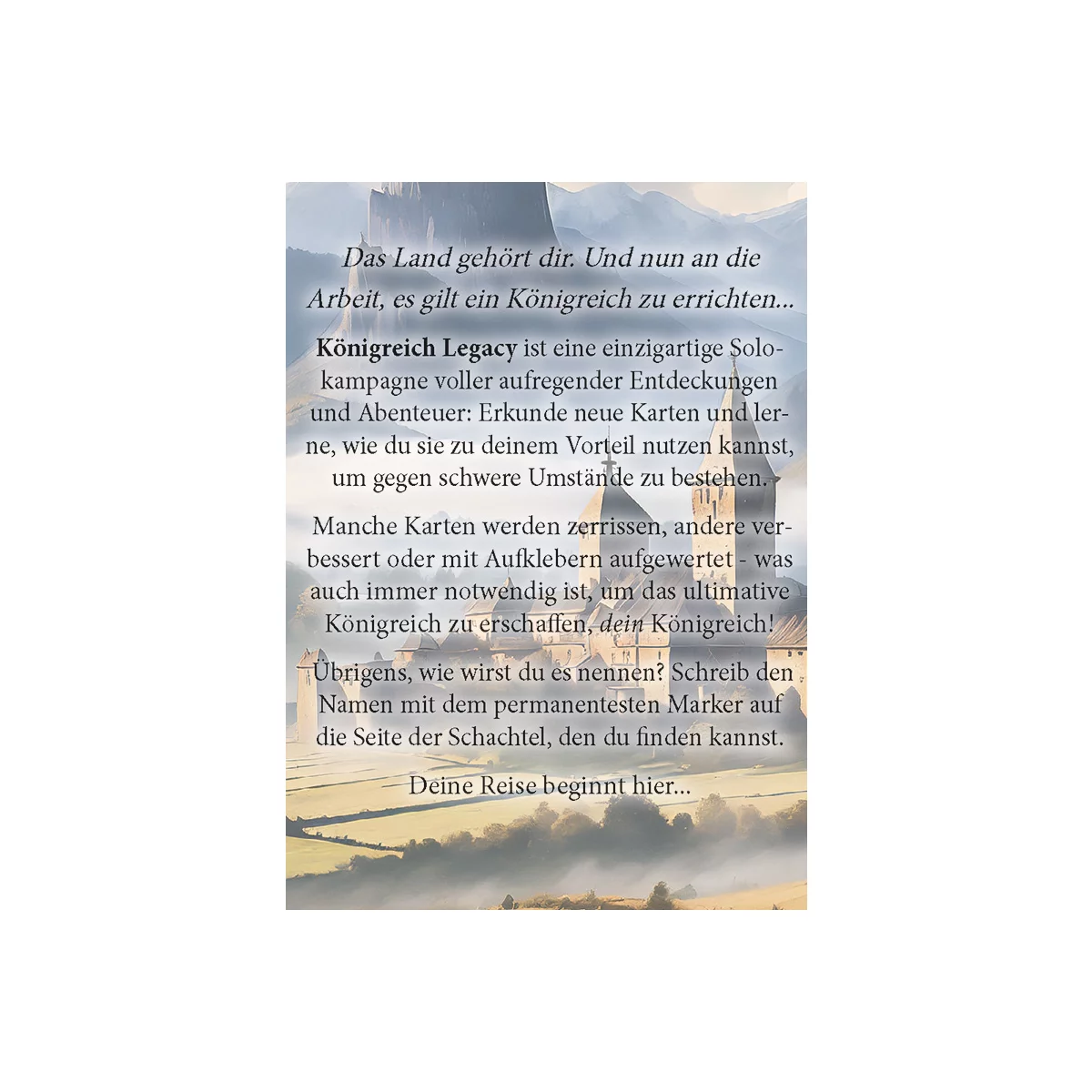Königreich Legacy Feudale Welt