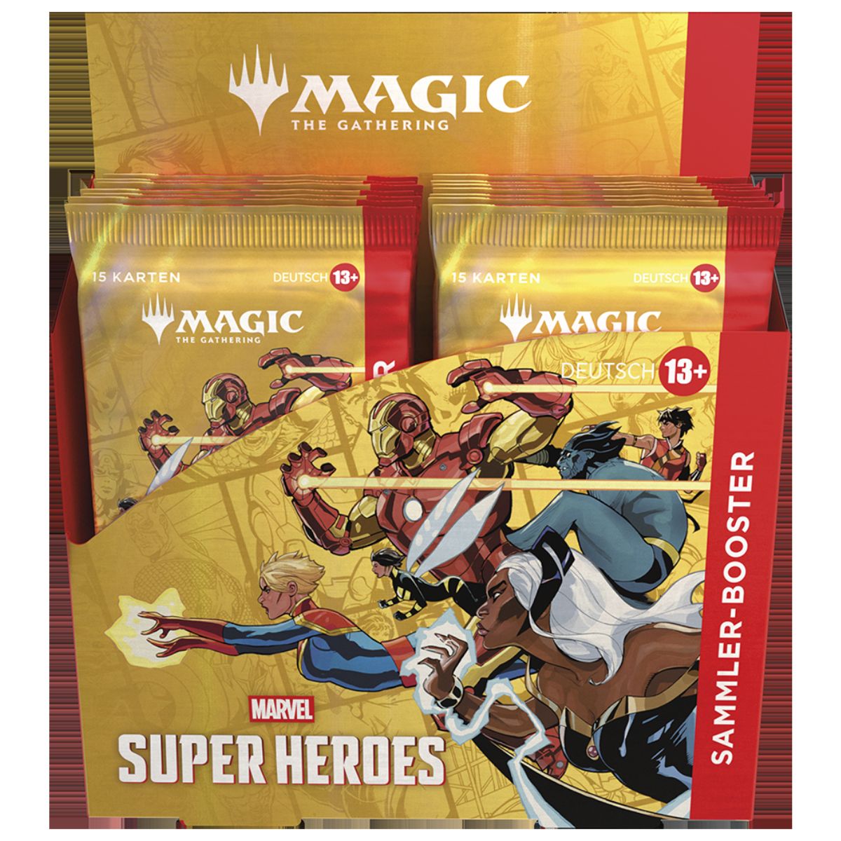 Magic: The Gathering Marvel Super Heroes Collector Booster Display Deutsch