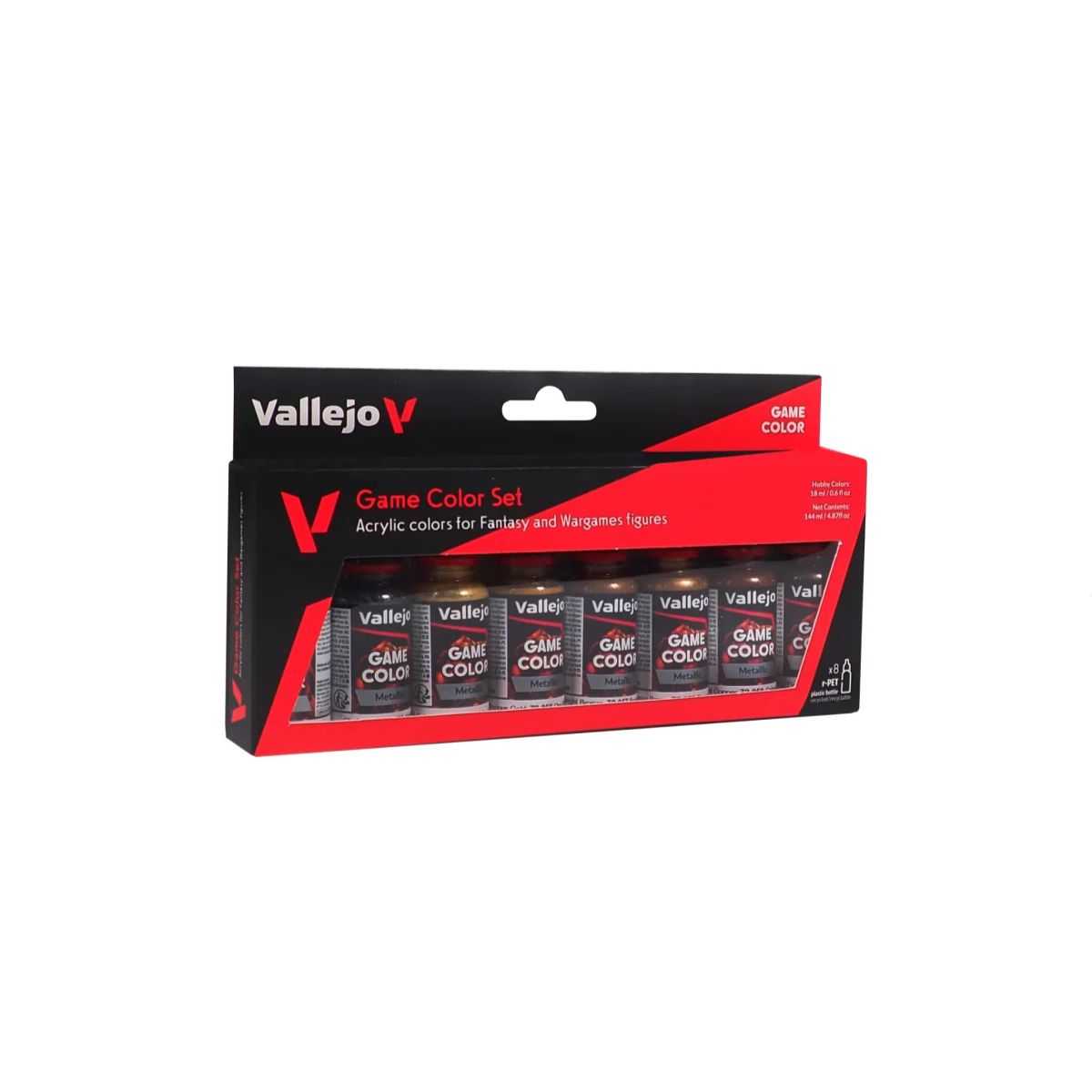Vallejo Metallic Set (8 x 18ml) Game Color