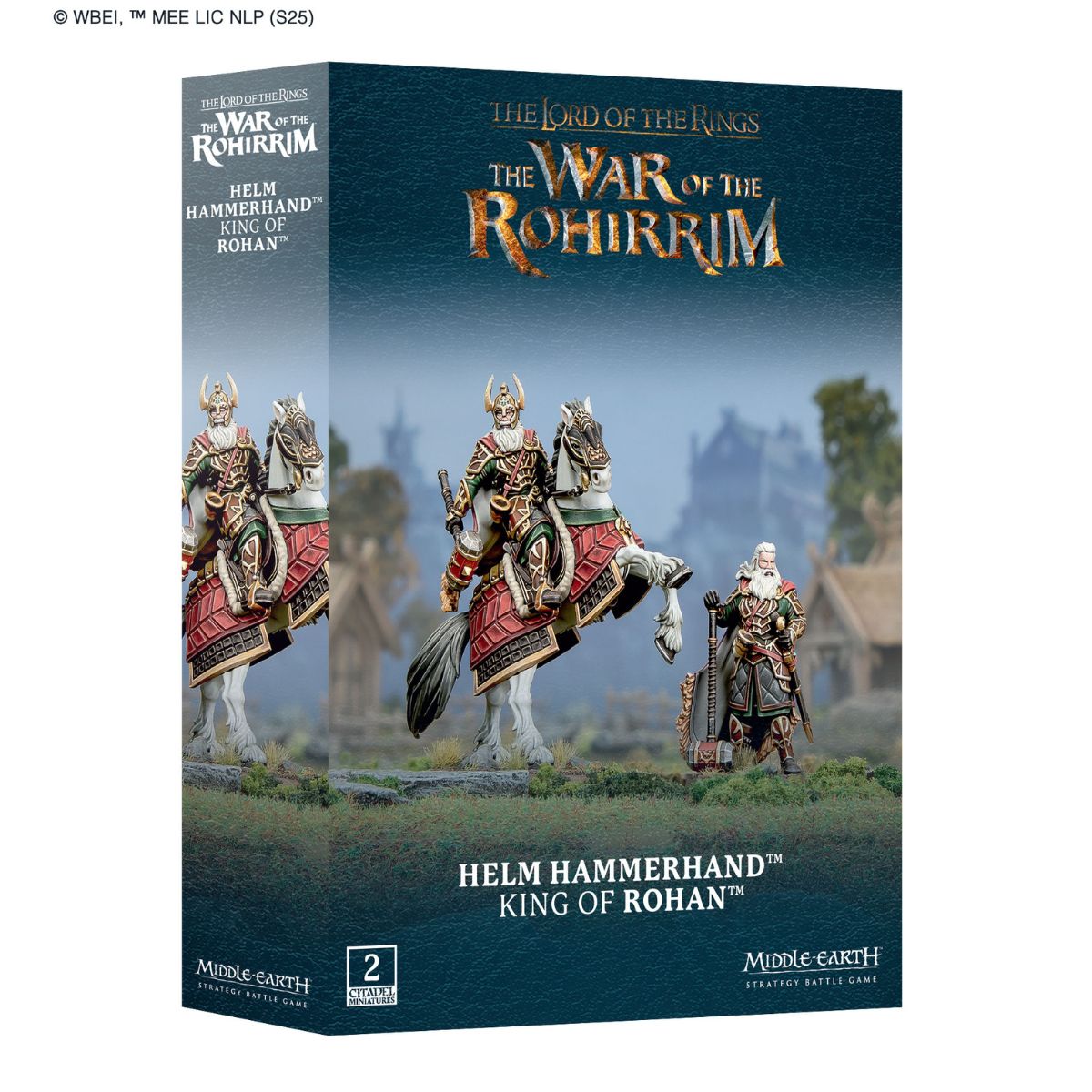 The Lord of the Rings Middle-Earth Strategy Battle Game The War of the Rohirrim Helm Hammerhand King of Rohan