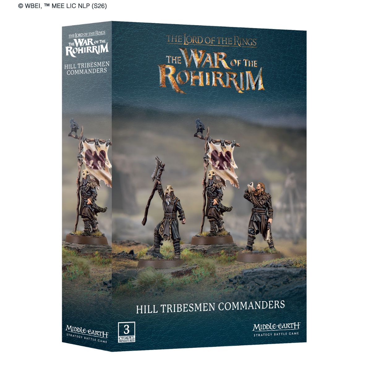 Middle Earth Strategy Battle Game Hill Tribesmen Commanders
