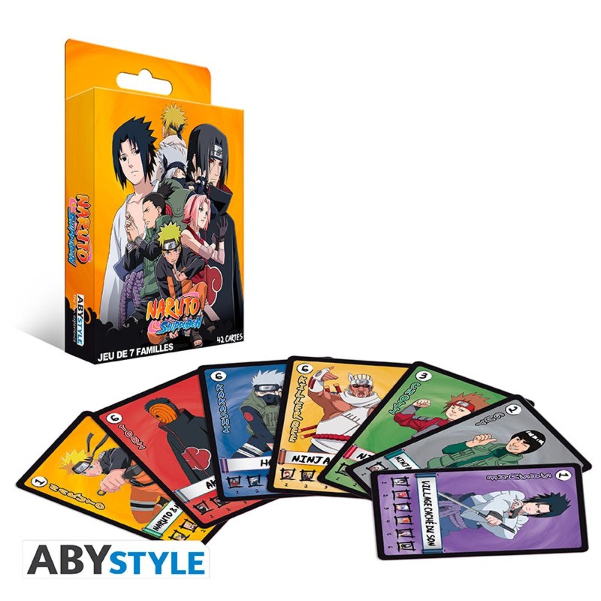 Naruto Shippuden Happy Families Card Game Naruto Shippuden(Französisch)