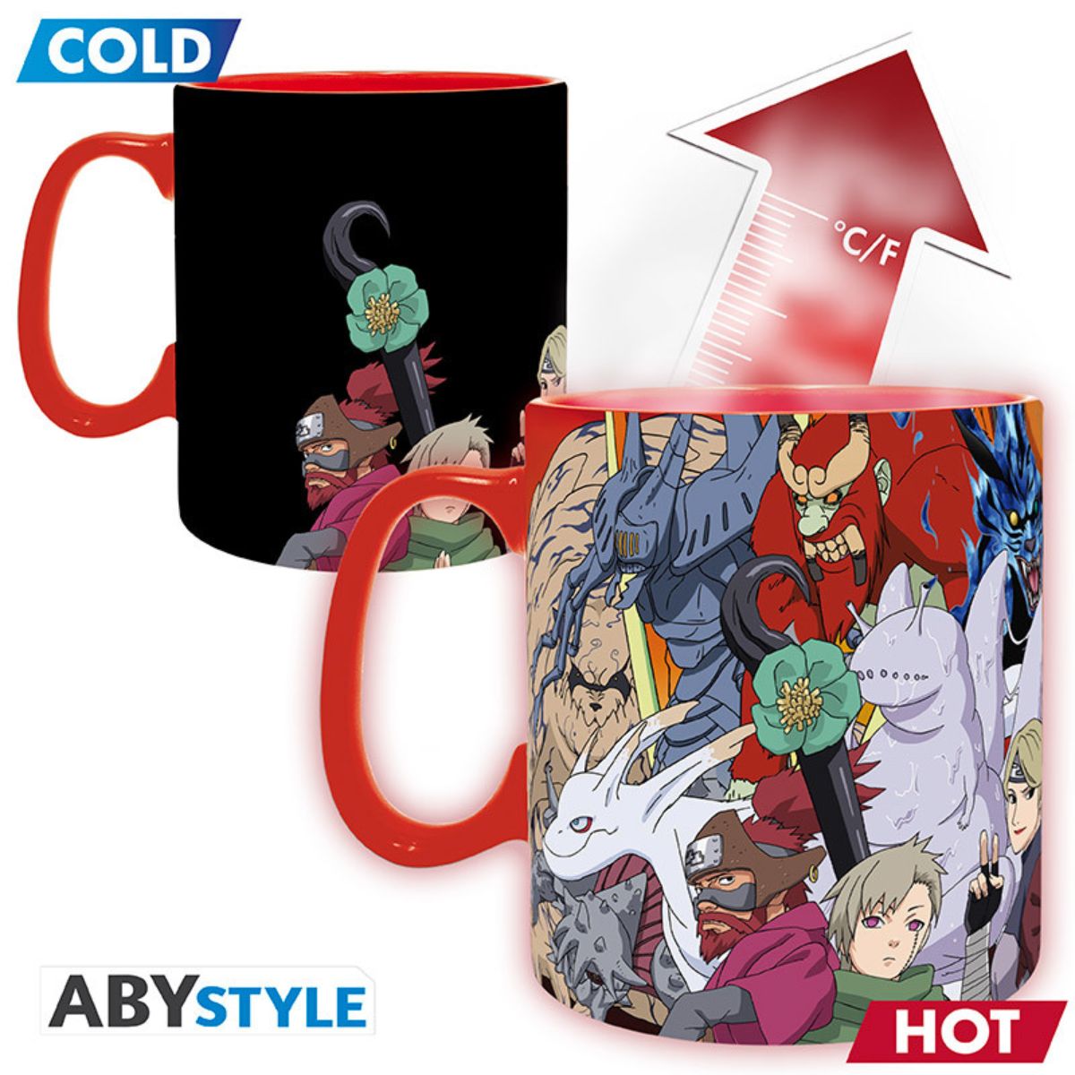 Naruto Shippuden Tasse Heat Change 460ml Bijû&Jinchûriki