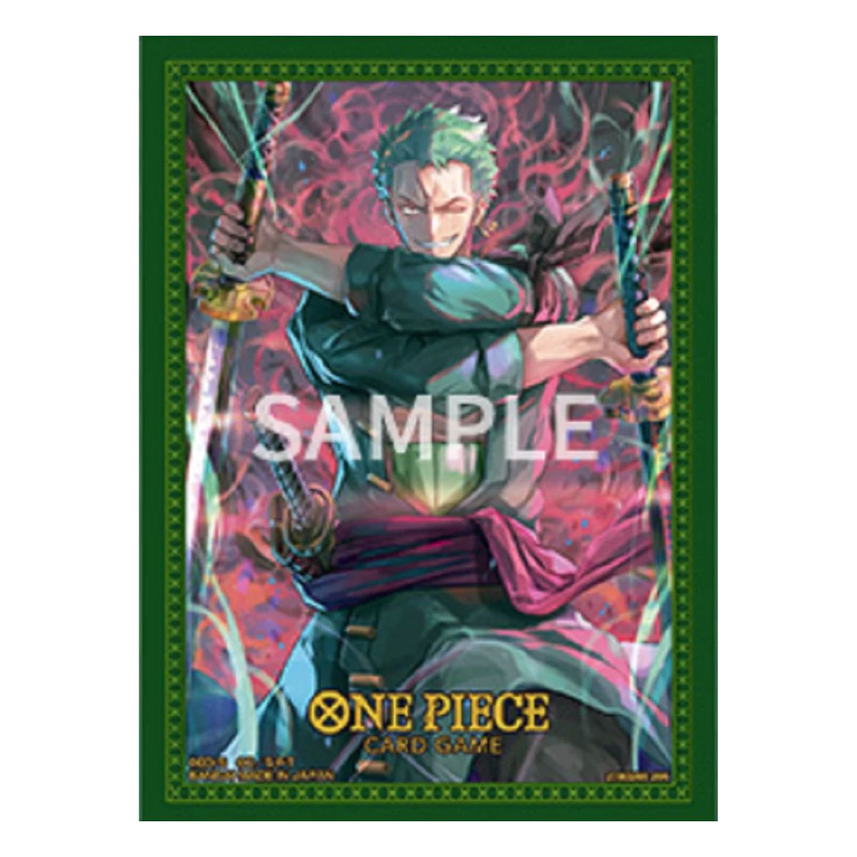 One Piece Card Game Official Sleeve 11 Roronoa Zoro (70 Sleeves)