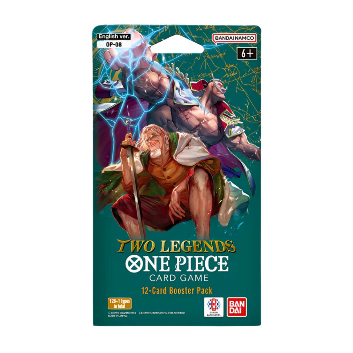 One Piece Card Game Two Legends Sleeved Booster OP08 Englisch