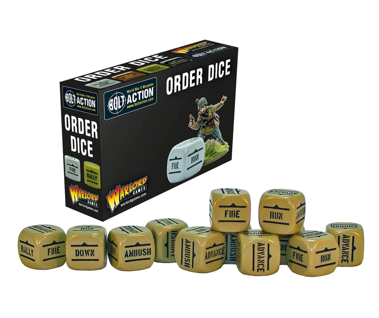 Bolt Action: Orders Dice Pack - Sand