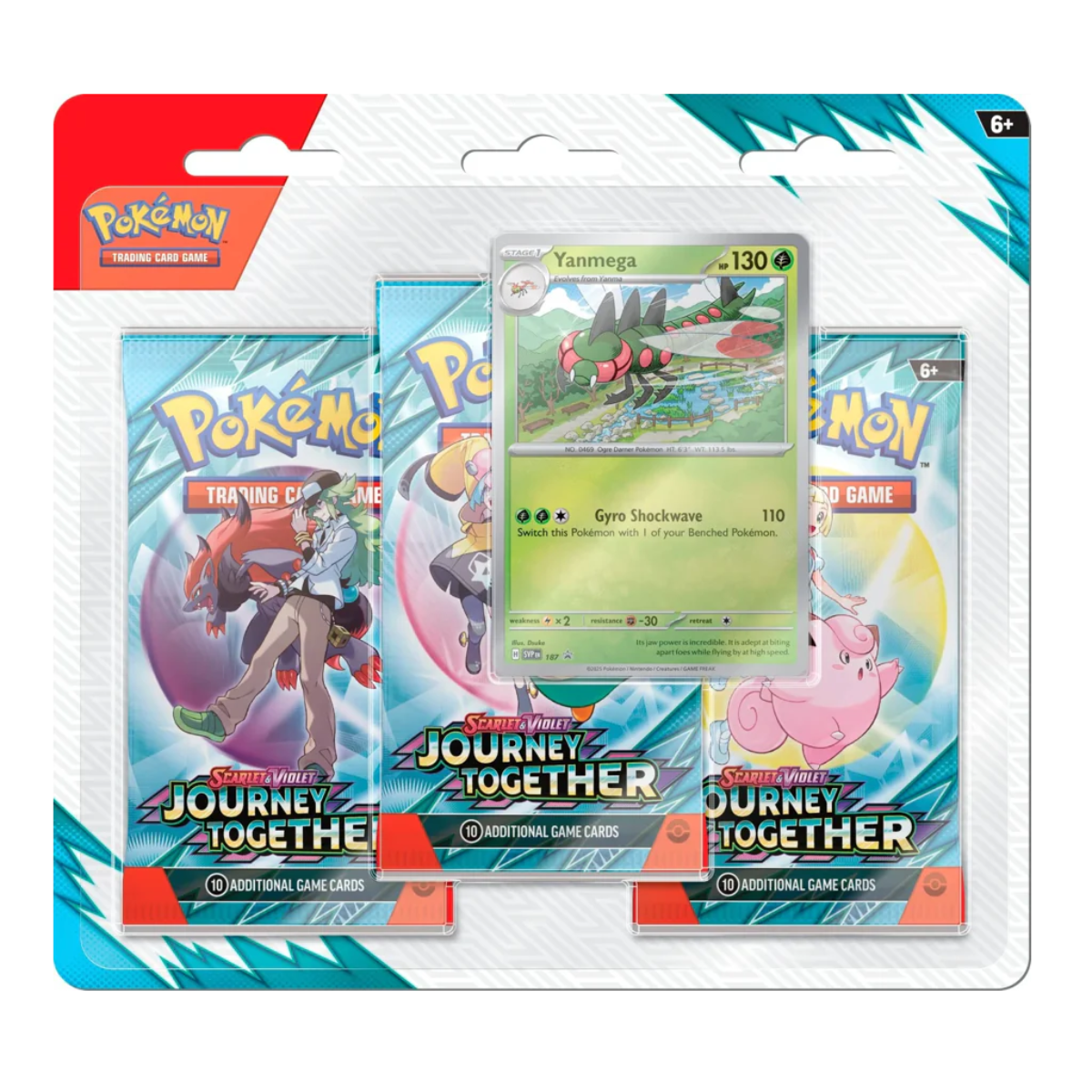 Pokémon 3-Pack Blister Yanmega Englisch