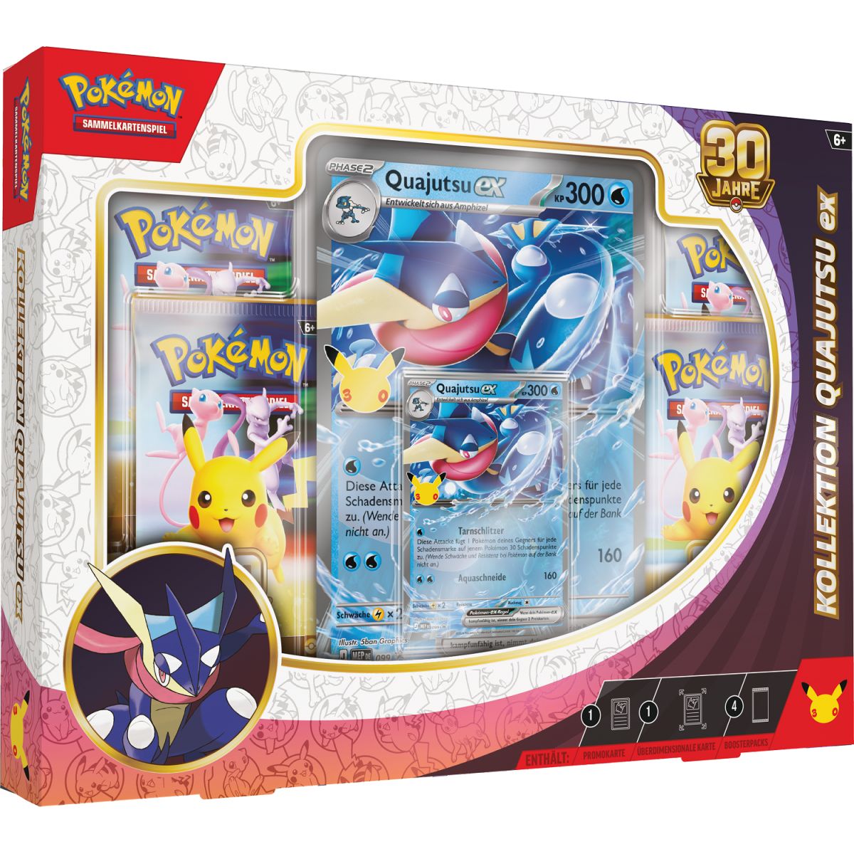 Pokémon 30 Jahre Quajutsu EX Collection Deutsch