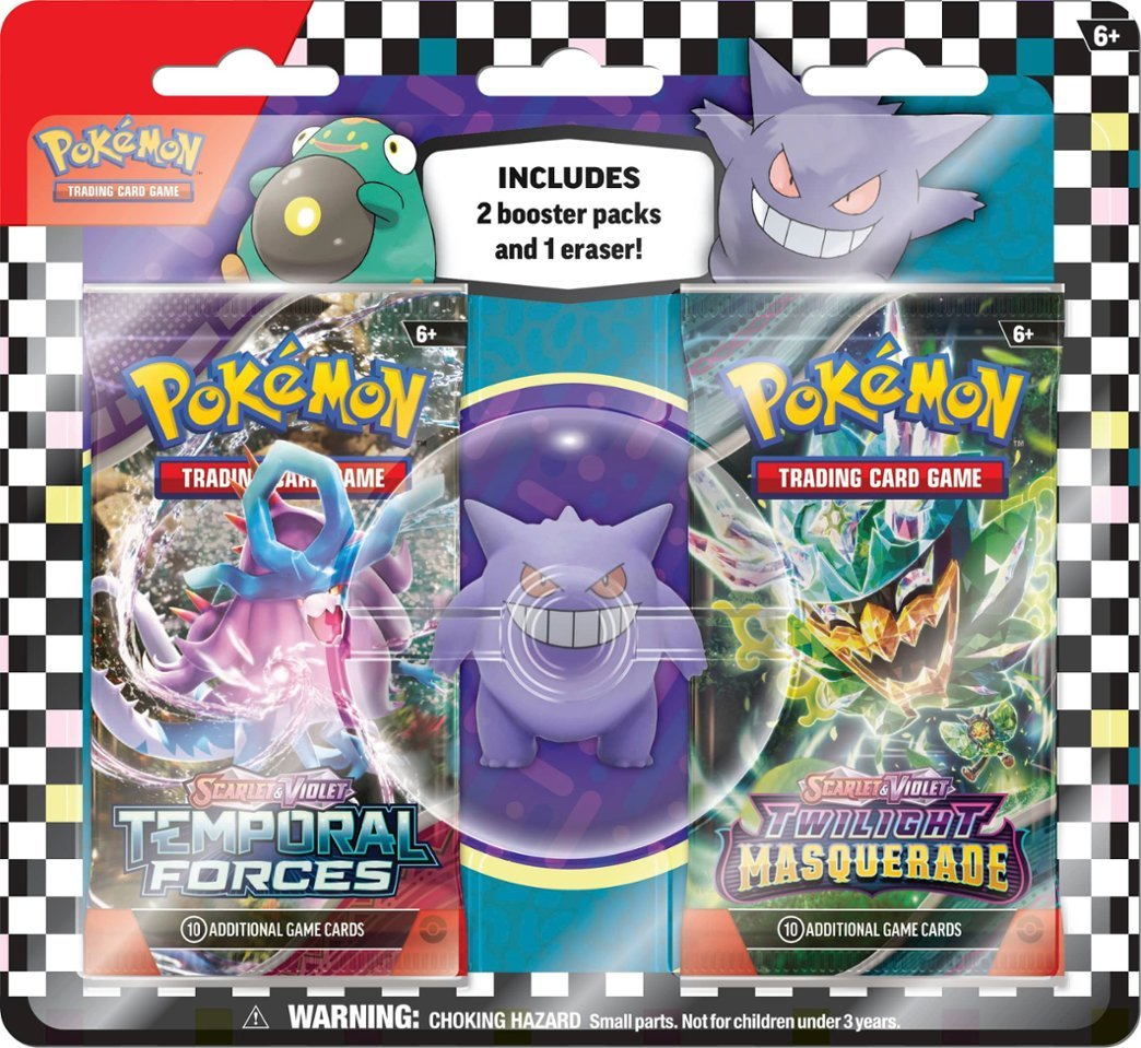 Pokémon Back to School 2024 Eraser Blister Gengar Englisch