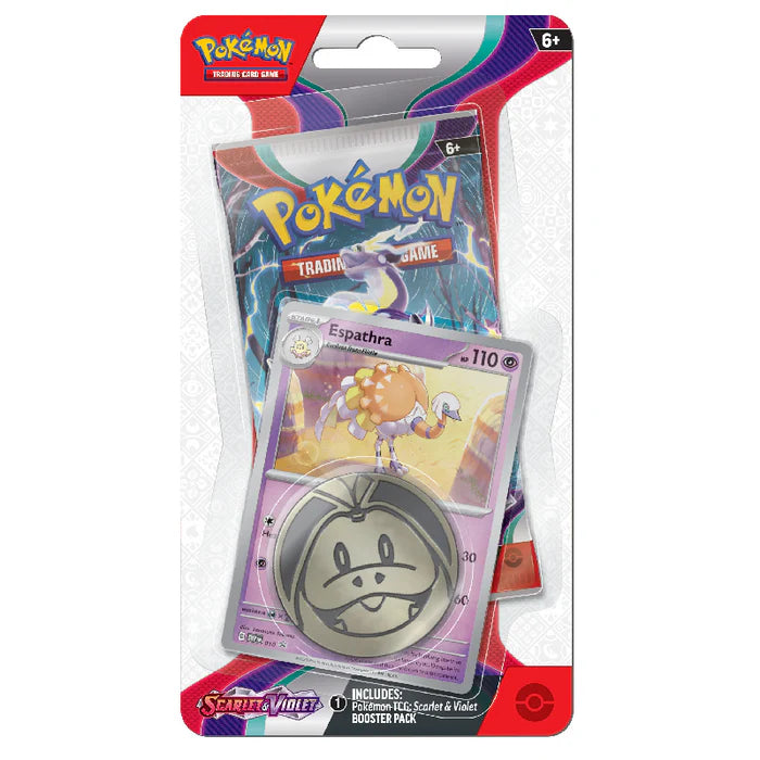 Pokémon Scarlet & Violet Espathra Checklane Blister Englisch