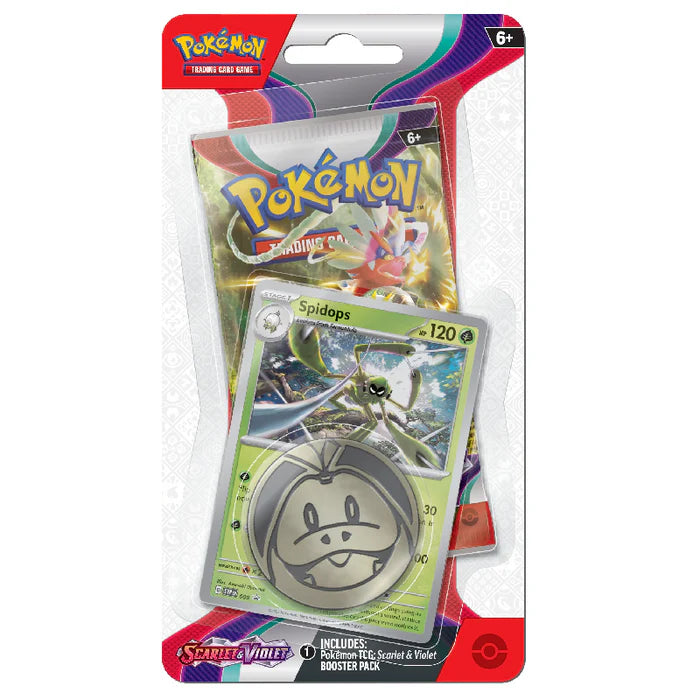 Pokémon Scarlet & Violet Spidops Checklane Blister Englisch