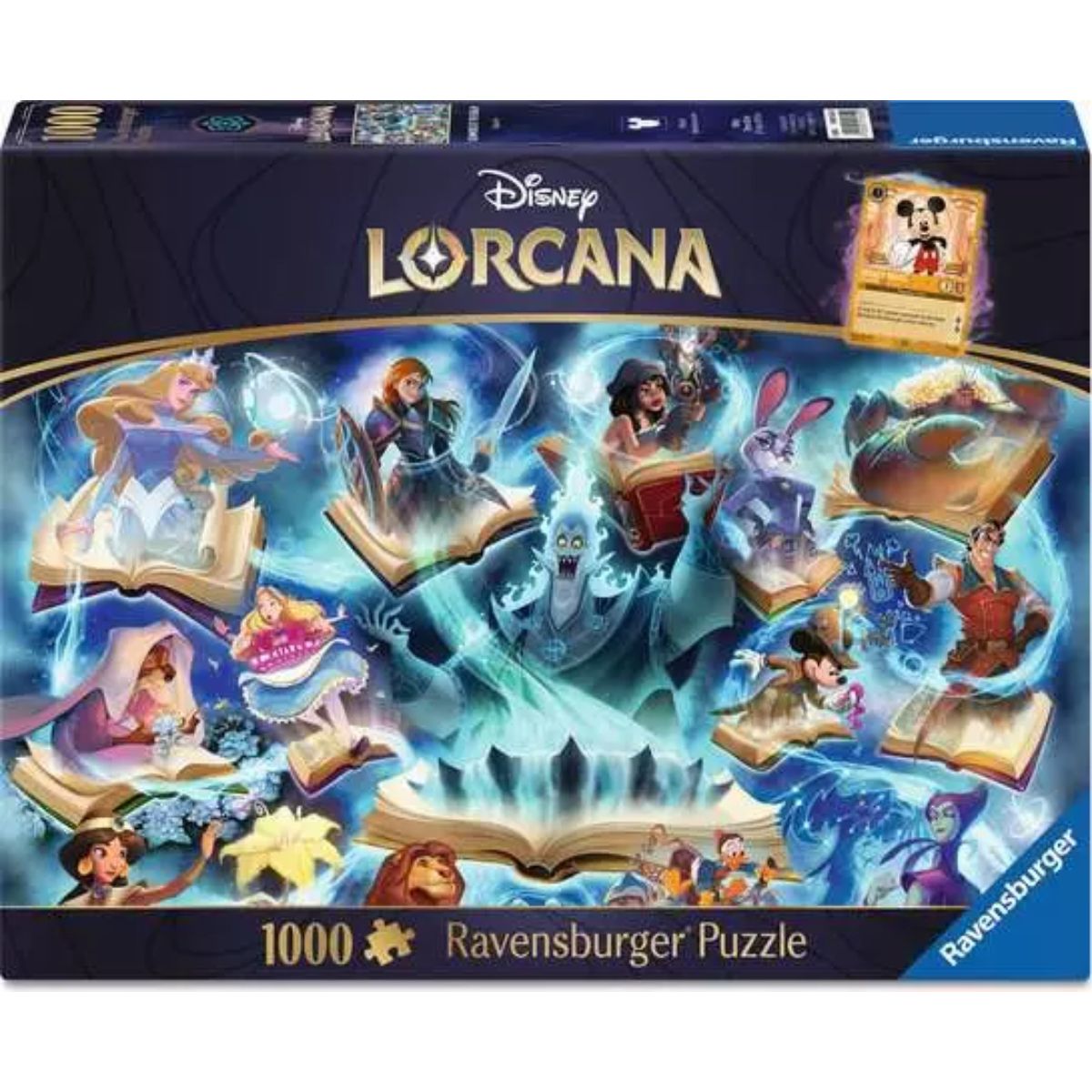 Disney Lorcana Glimmers of the Realm: Sapphire Puzzle (1000 Teile)