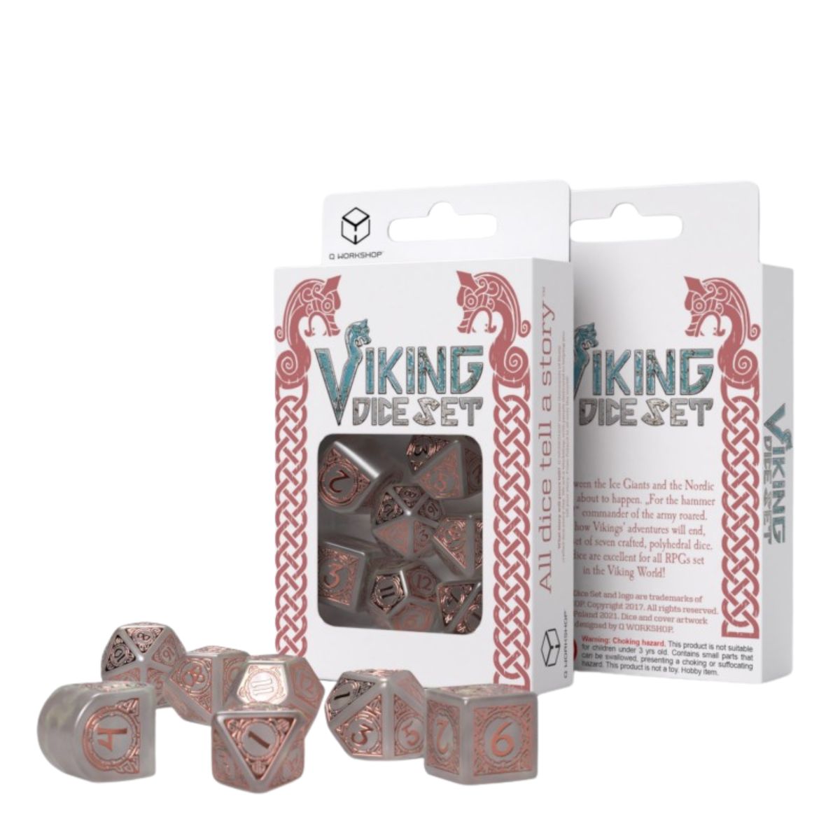 Q-Workshop Viking Modern Dice Set Niflheim