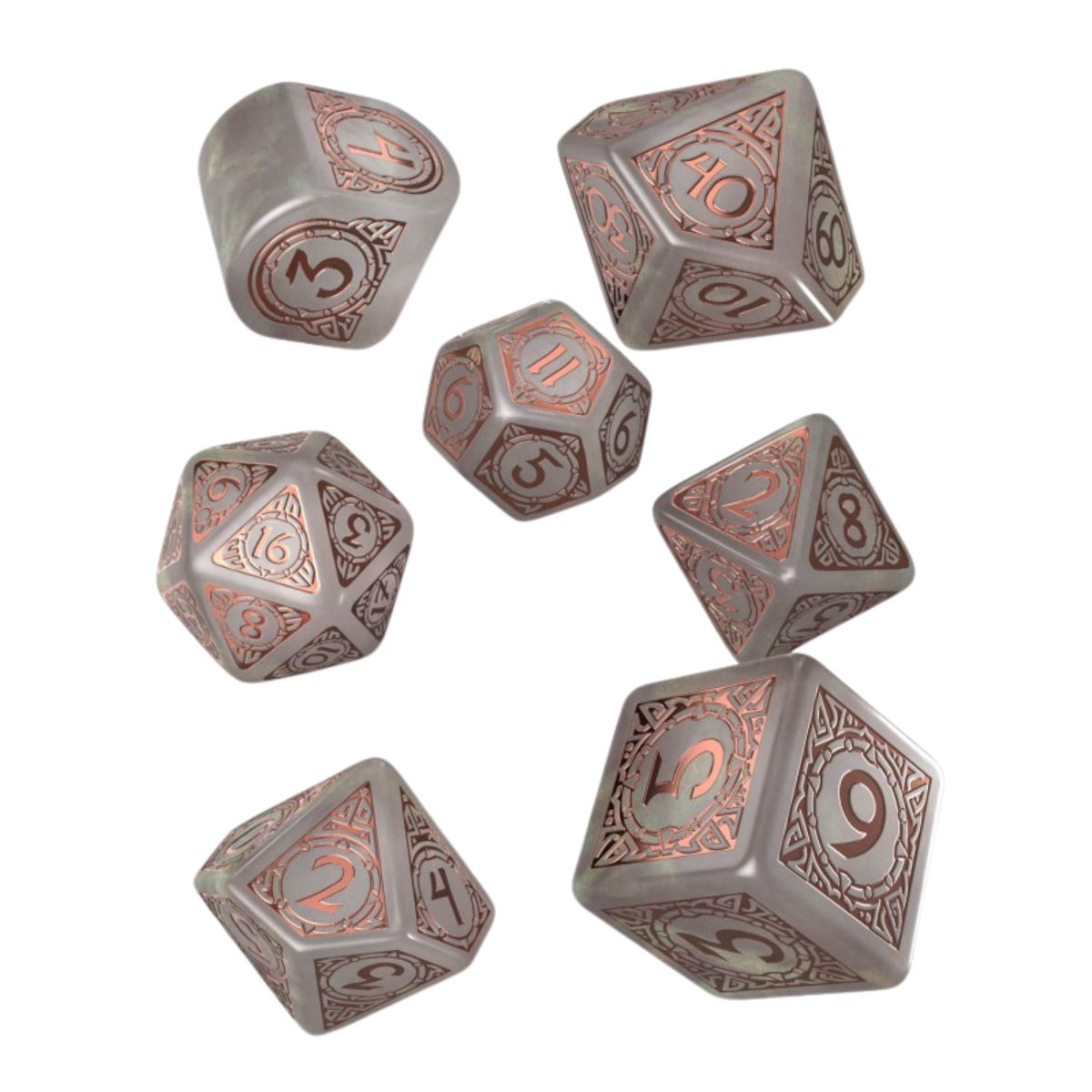 Q-Workshop Viking Modern Dice Set Niflheim