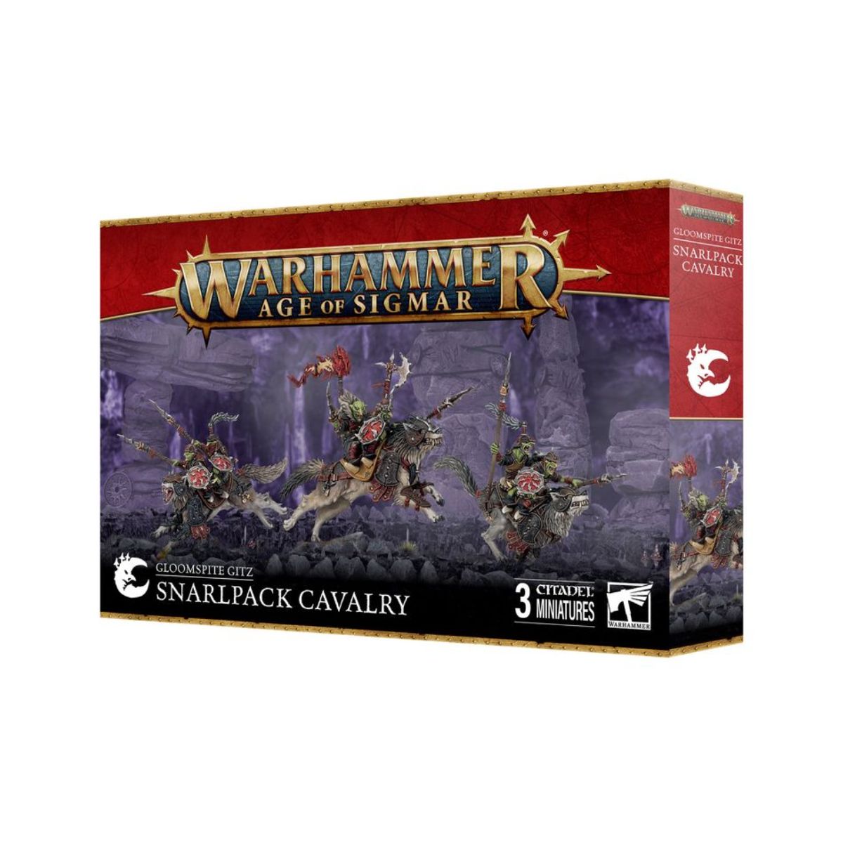 Warhammer Age of Sigmar Gloomspite Gitz Snarlpack Cavalry