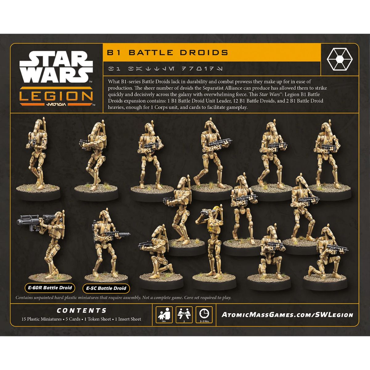 Star Wars Legion B1 Battle Droids