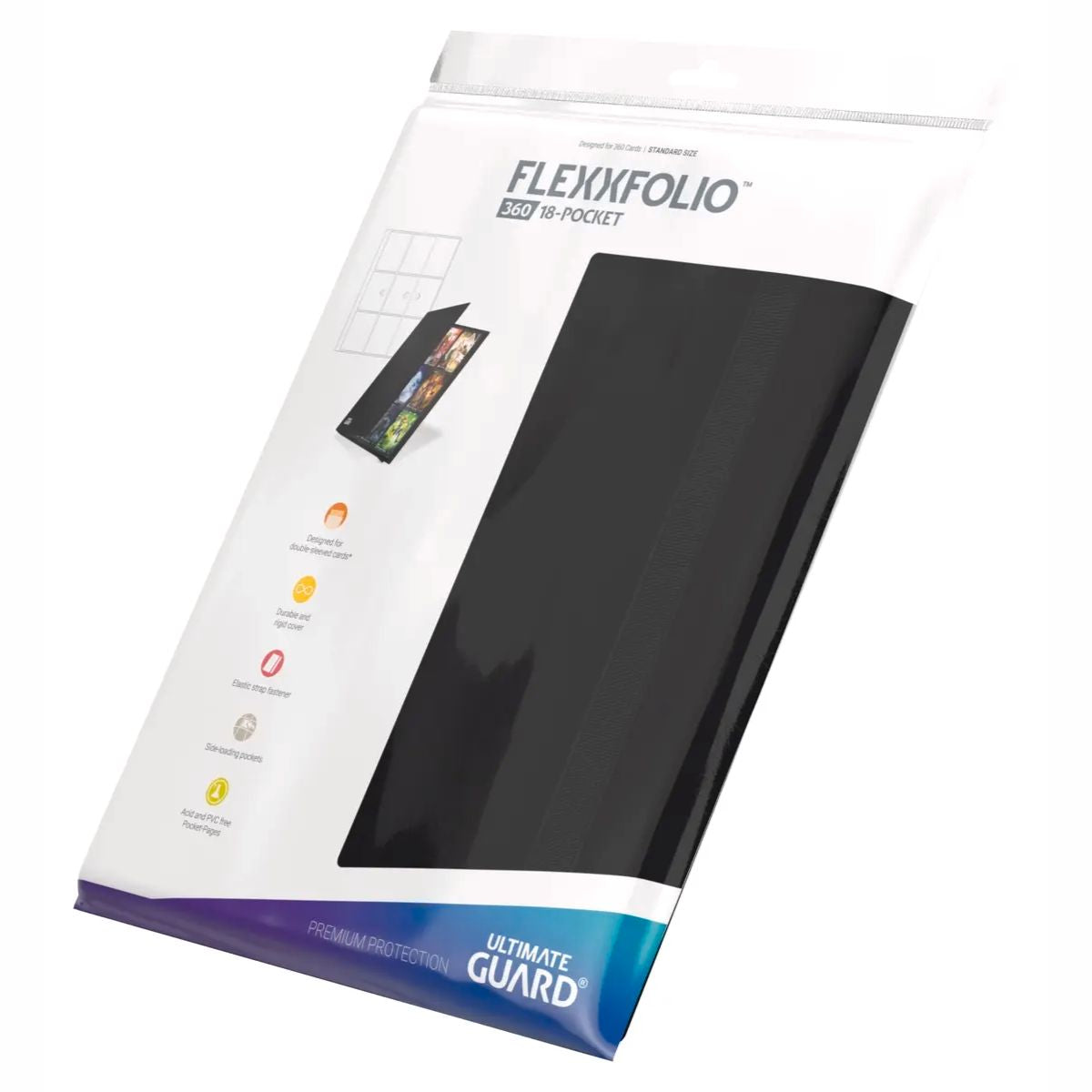 Ultimate Guard Flexxfolio 360 - 18-Pocket Schwarz