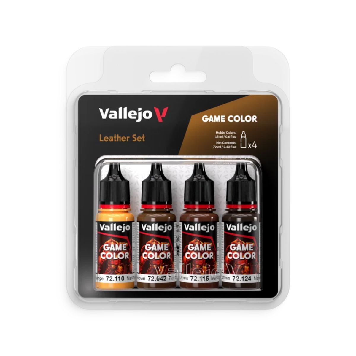 Vallejo Game Color Leather Set (4x18ml)