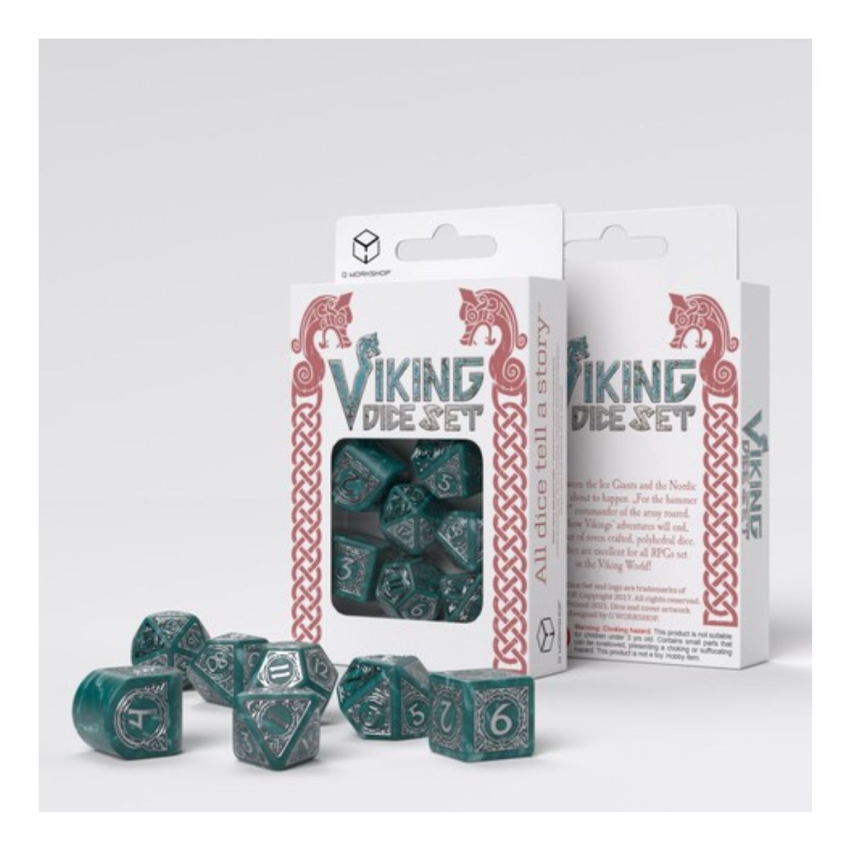 Viking Modern Dice Set Mjolnir
