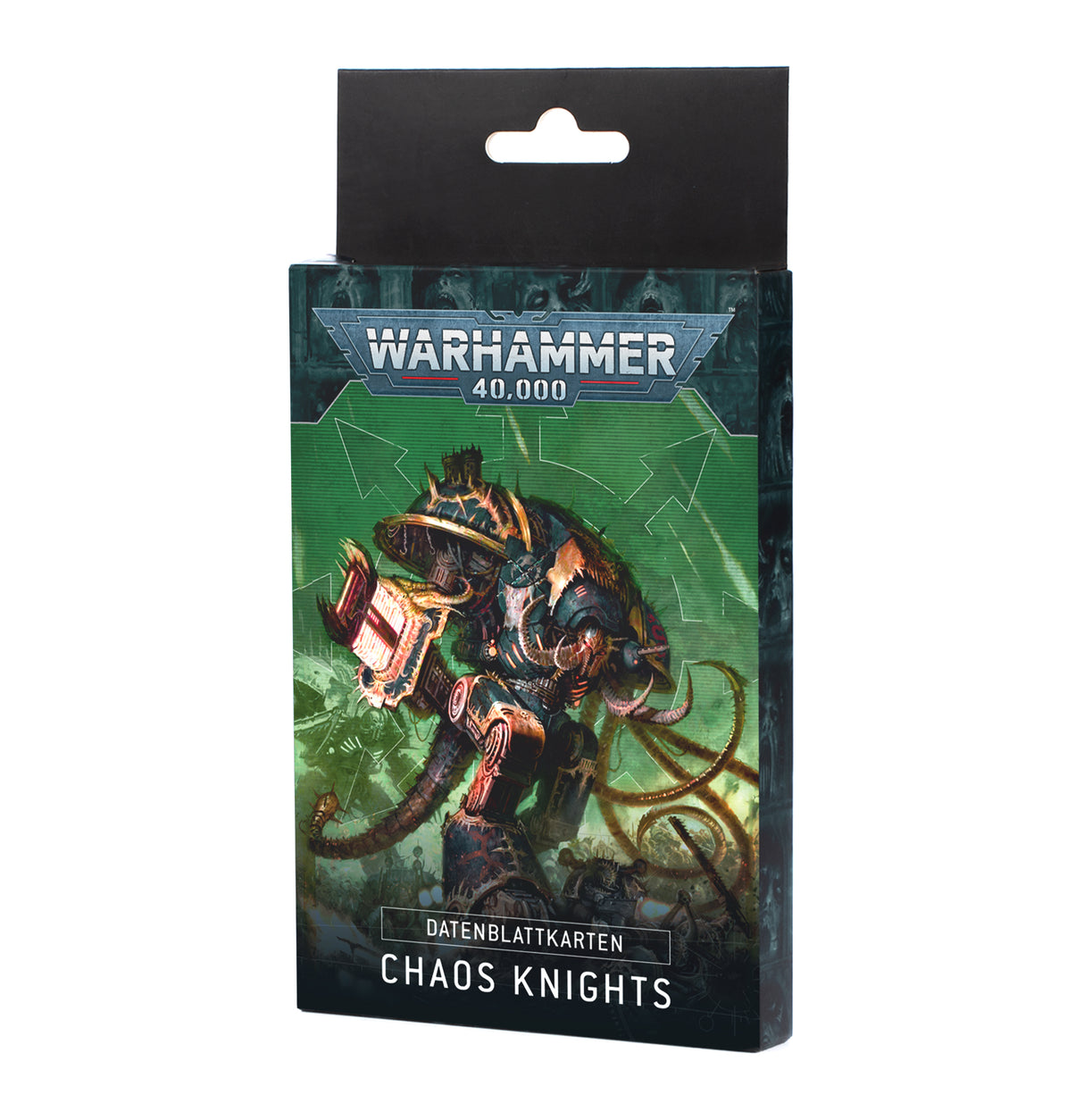 Warhammer 40.000 Chaos Knigts Datenblattkarten