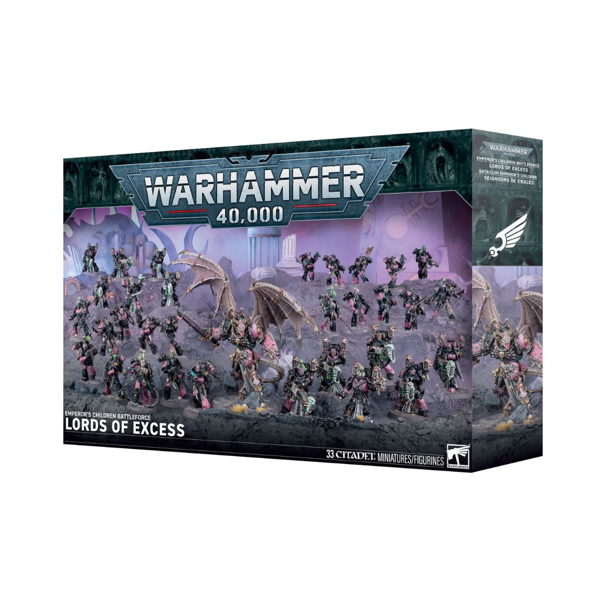 Warhammer 40.000 Emperor's Children Battleforce Lords Of Excess