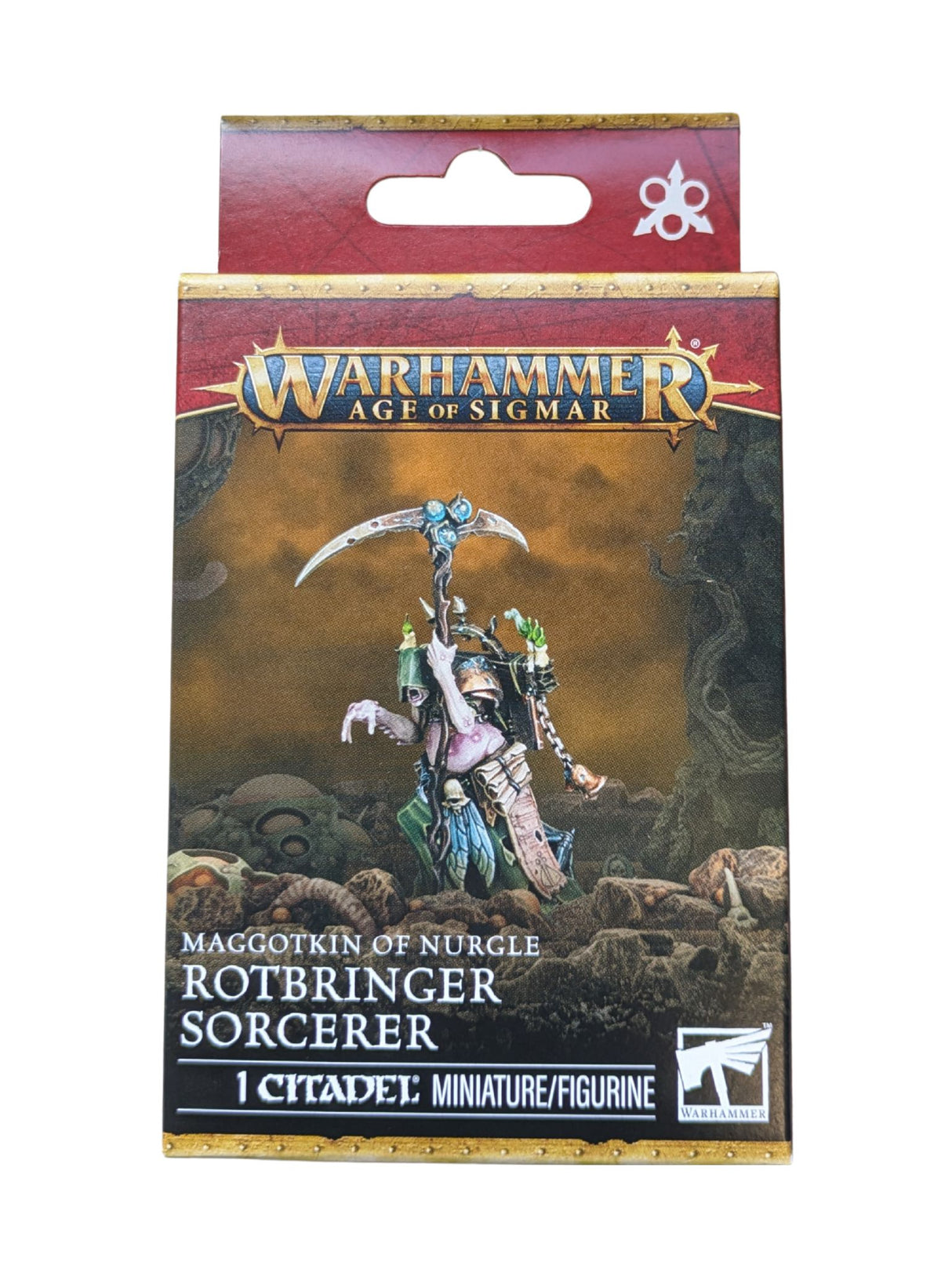Warhammer Age of Sigmar Maggotkin of Nurgle Rotbringer Sorcerer