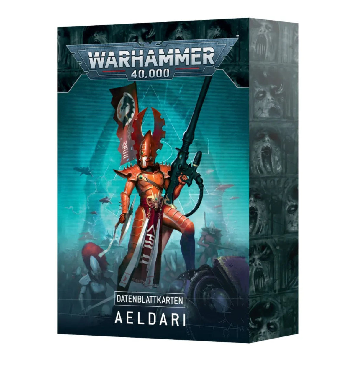 Warhammer 40.000 Aeldari Datenblattkarten Deutsch