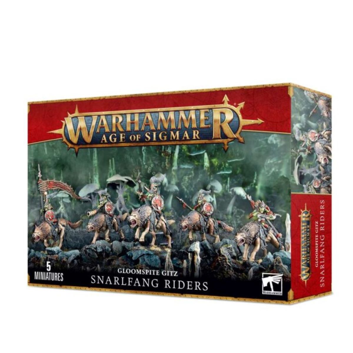Warhammer Age of Sigmar Gloomspite Gitz Snarlfang Riders
