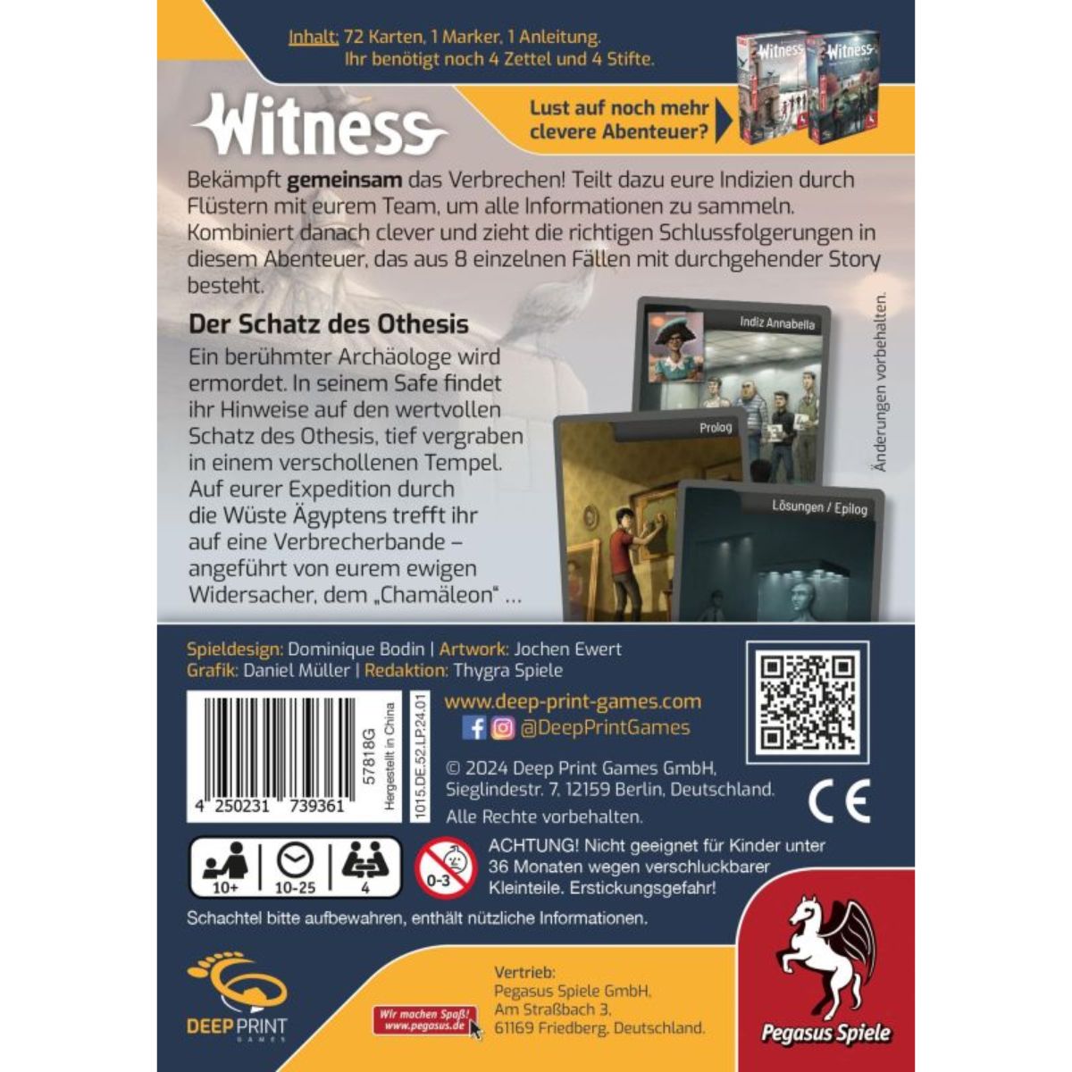 Witness – Der Schatz des Othesis (Deep Print Games)