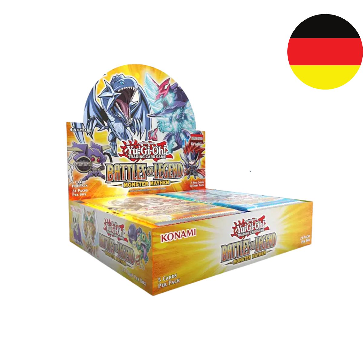Yu-Gi-Oh! Battles of Legend: Monster Mayhem Display (24 Booster) Deutsch