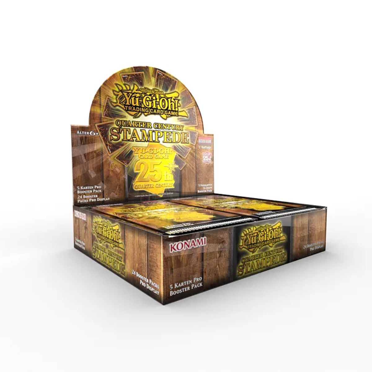 Yu-Gi-Oh! Quarter Century Stampede Booster Display (24) Deutsch