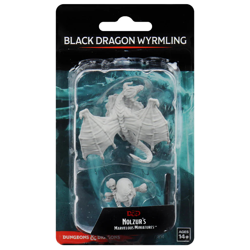 D&D Nolzur's Marvelous Miniatures - Black Dragon Wyrmling