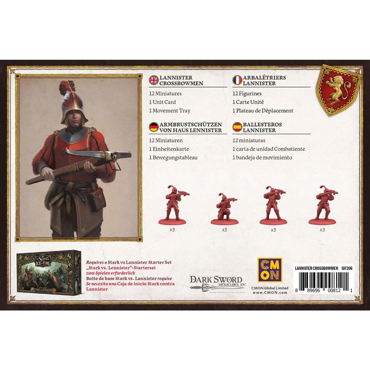 Song of Ice & Fire - Lannister Crossbowmen (Armbrustschützen von Haus Lennister)