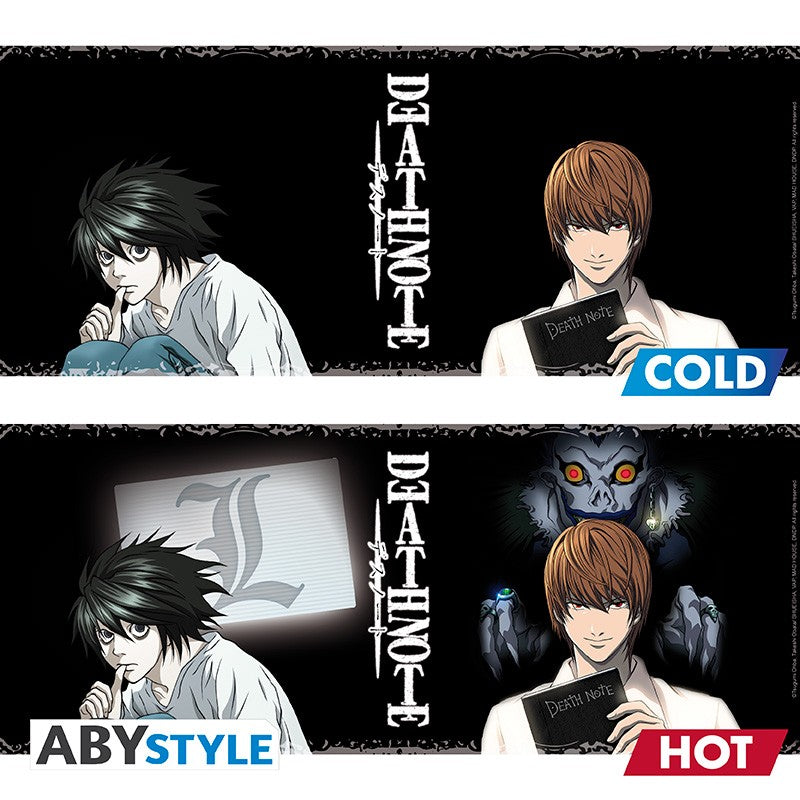 Death Note - Mug Heat Change - 460 ml - Kira & L