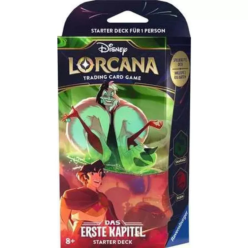 Disney Lorcana - Das Erste Kapitel Starterset - Cruella und Aladdin - deutsch