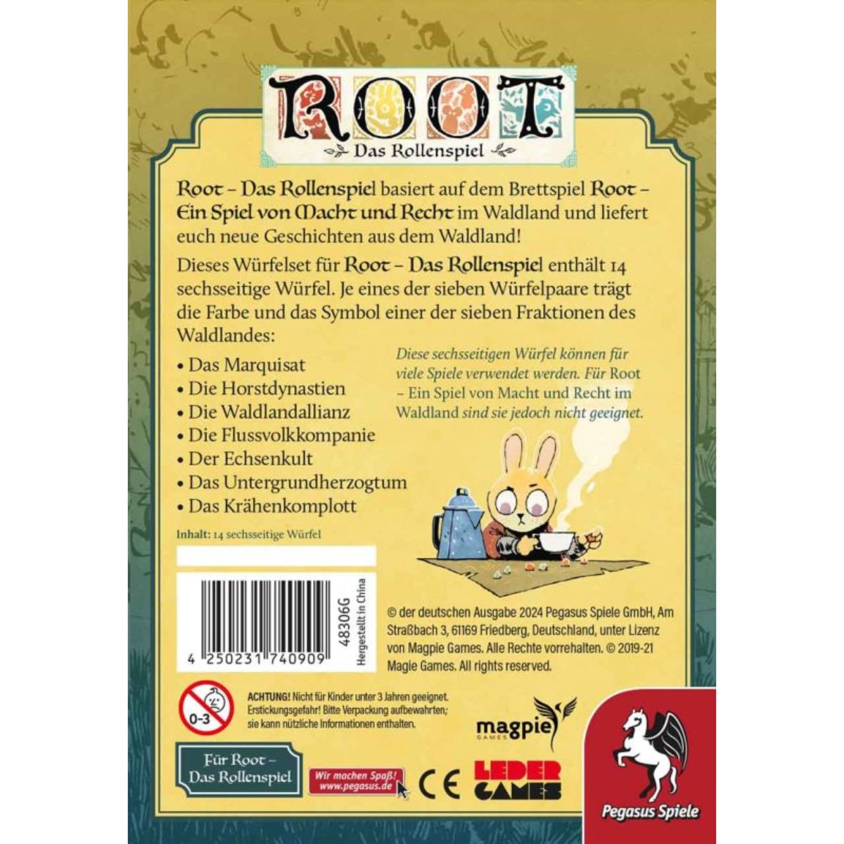 Root - Das Rollenspiel: Würfelset