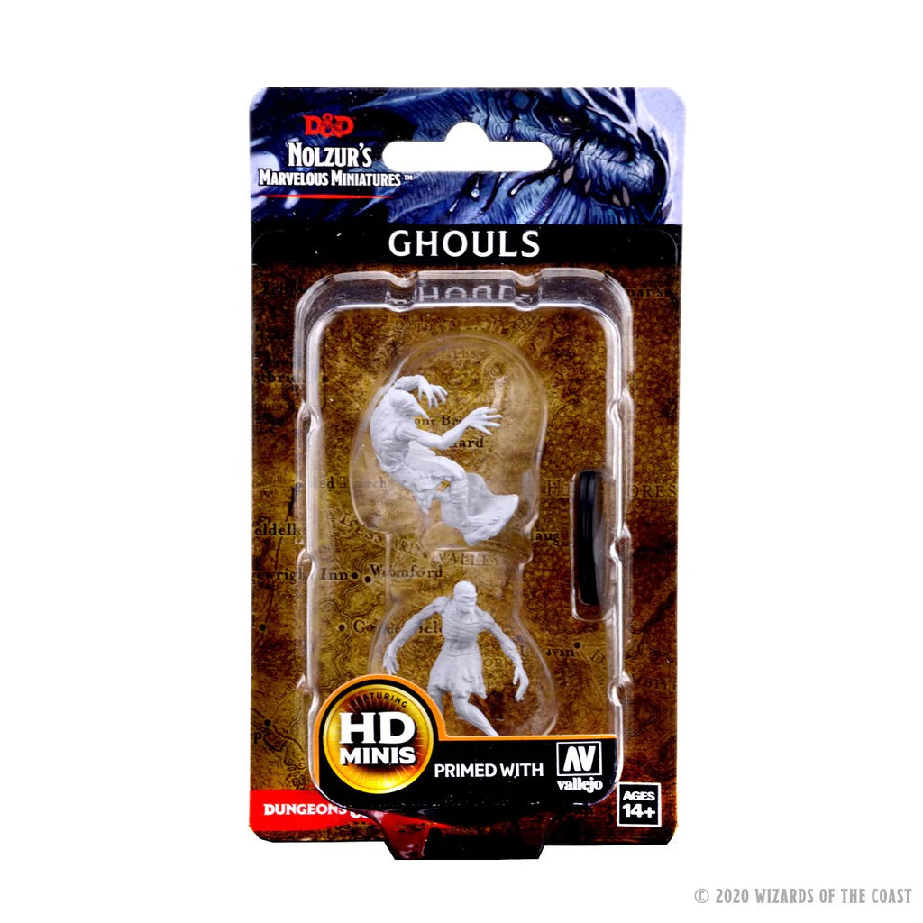 D&D Nolzur's Marvelous Unpainted Miniatures - Ghouls