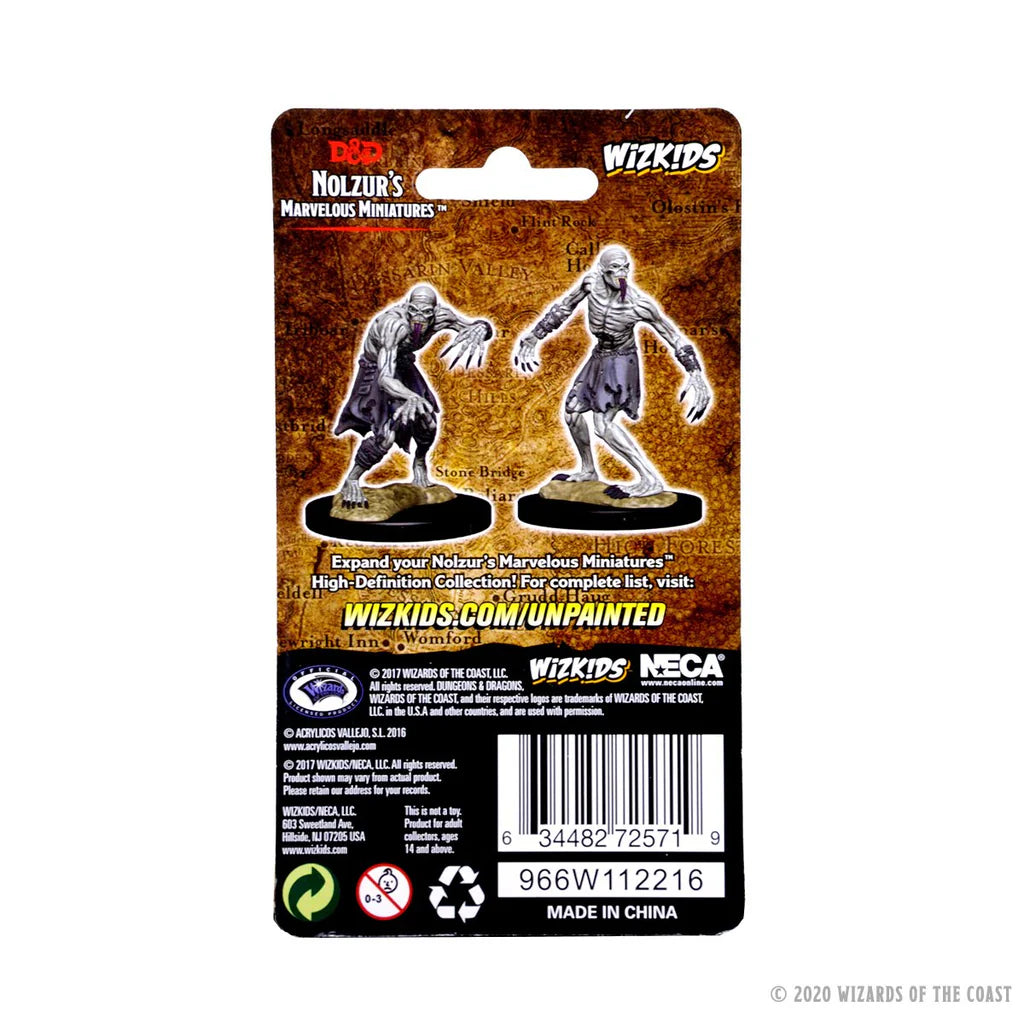D&D Nolzur's Marvelous Unpainted Miniatures - Ghouls