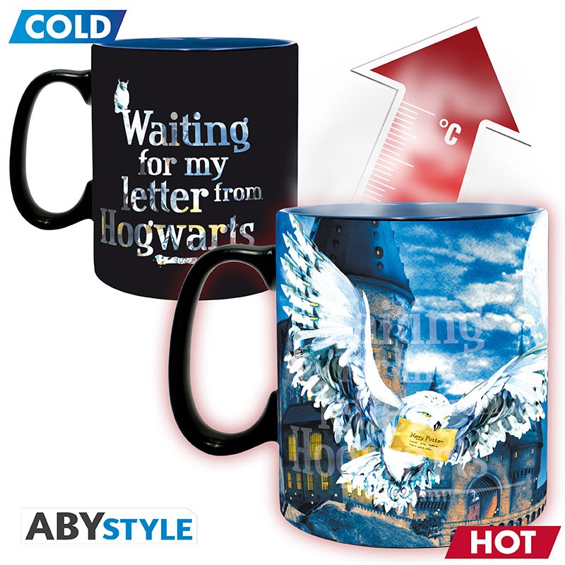 Harry Potter - Mug Heat Change - 460 ml - Letter