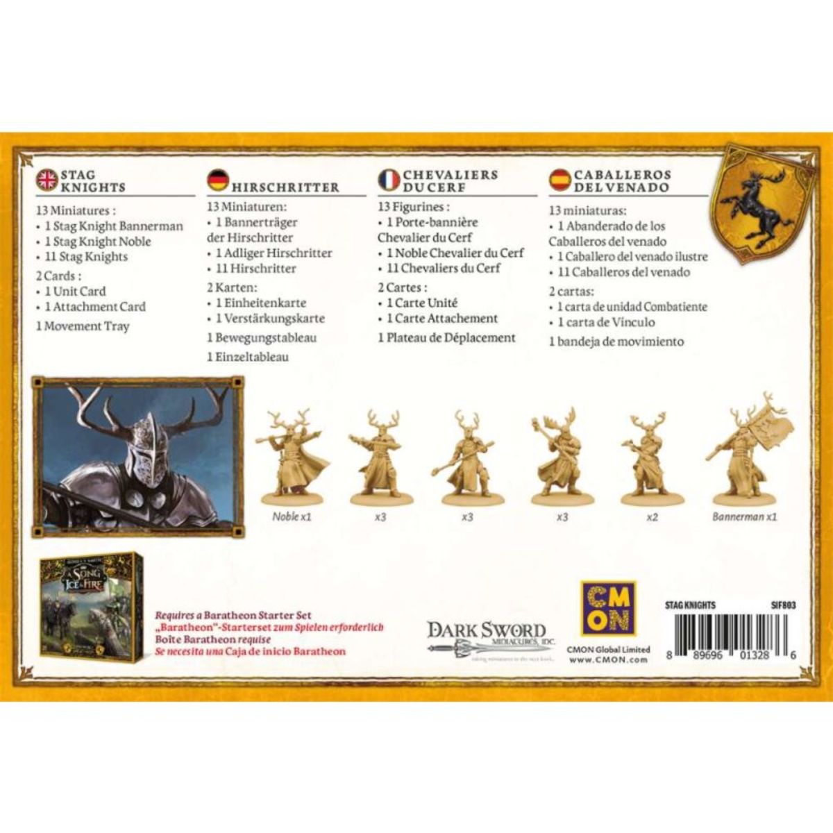 Song of Ice & Fire - Stag Knights (Hirschritter)