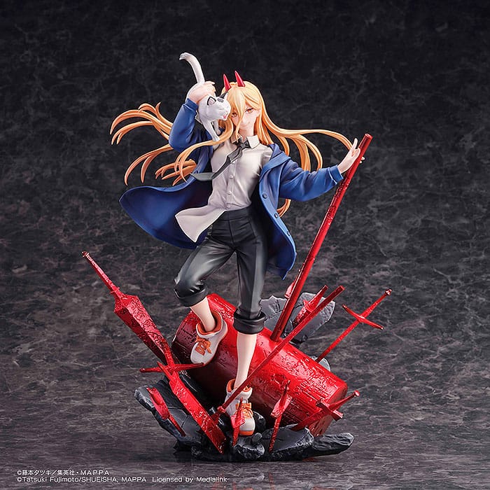 Chainsaw Man Power & Meowy Figur (28 cm)