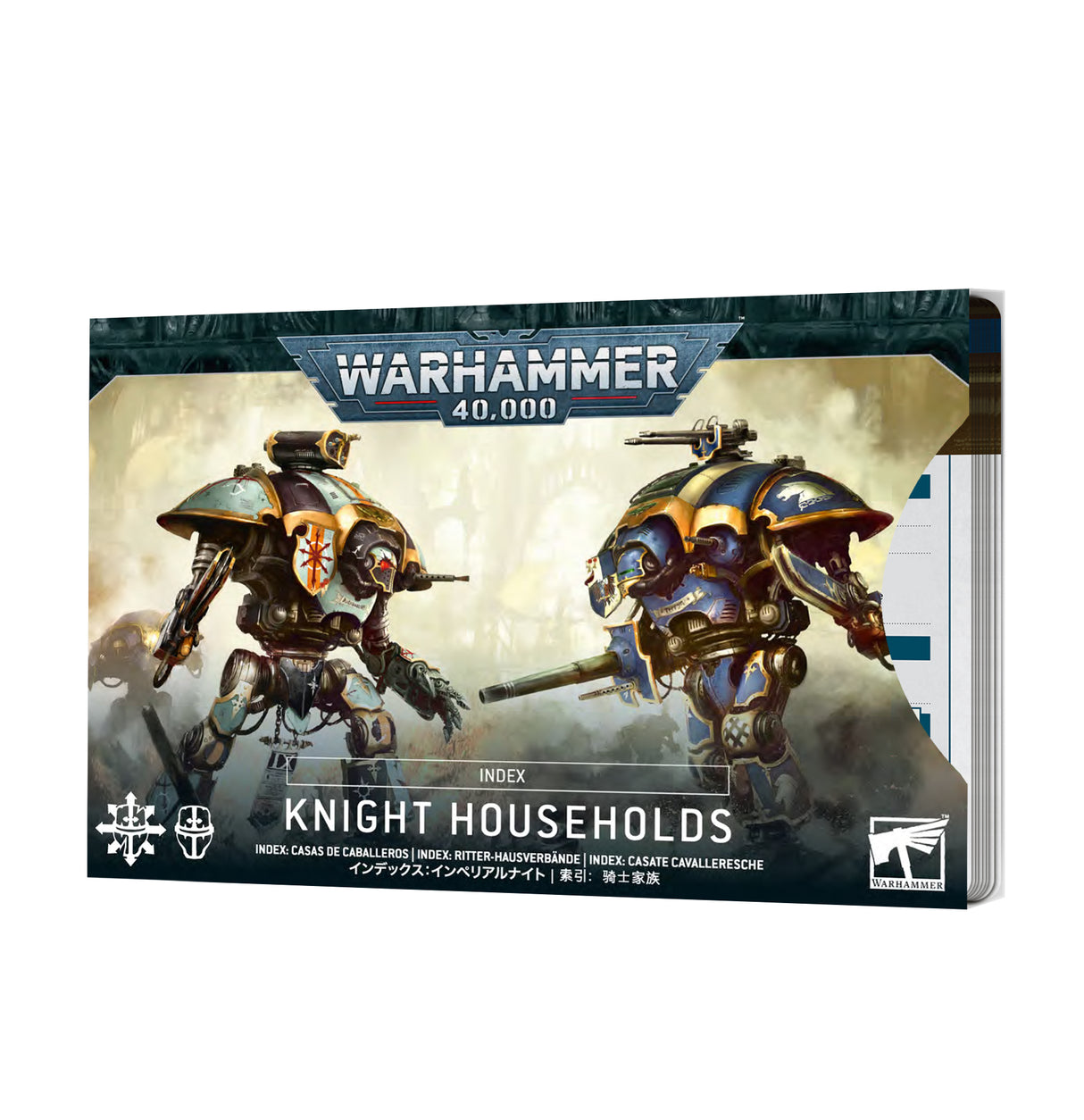 Warhammer 40.000 Index Cards: Knights Households Deutsch