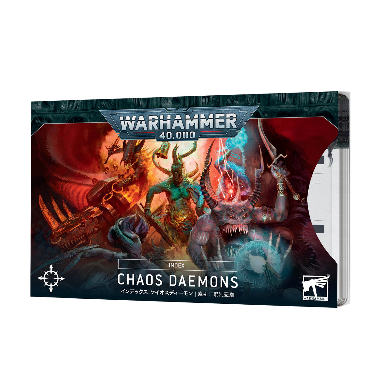 Warhammer 40.000 Index Cards Chaos Daemons Englisch