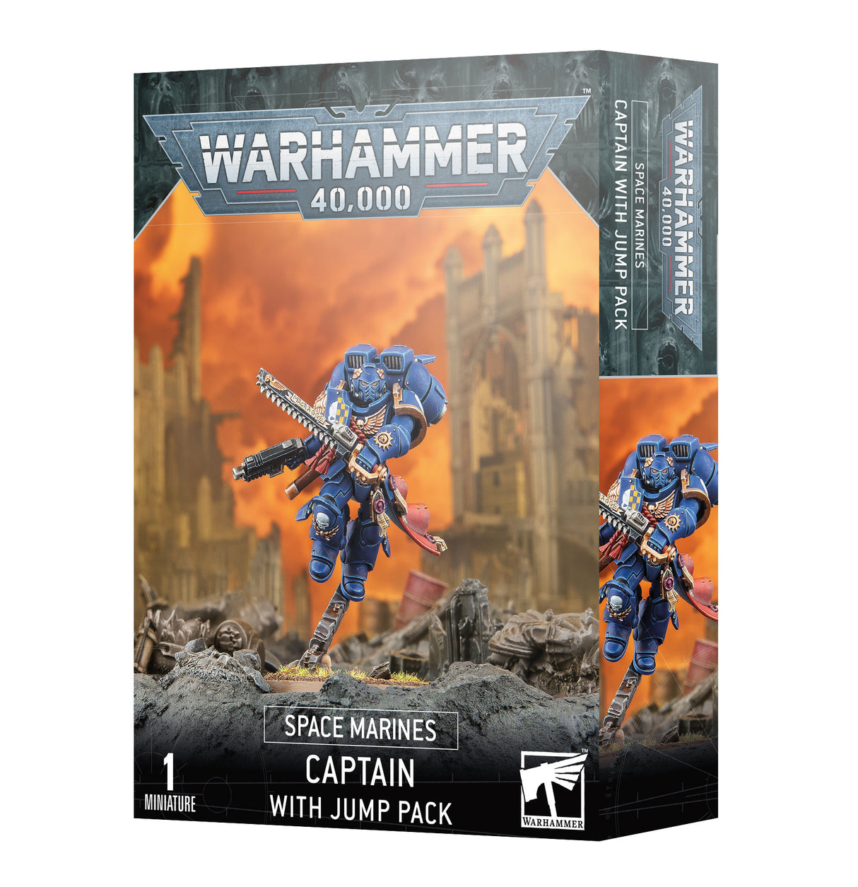 Warhammer 40.000 Space Marines Captain with Jump Pack